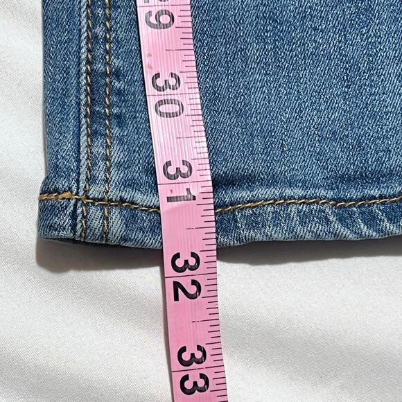 ✨Refuge size 14 women's Slim Bootcut Distressed Jeans Light Wash  Stretch Denim - Picture 5 of 9